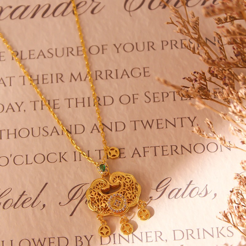 Luxury Lifestyle Party - Collana con lucchetto a lunga durata