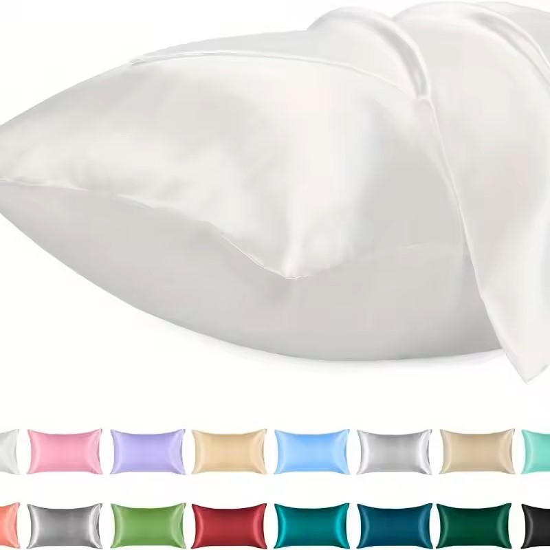 Silk Pillowcase Set - 1 Federa in Raso per Capelli