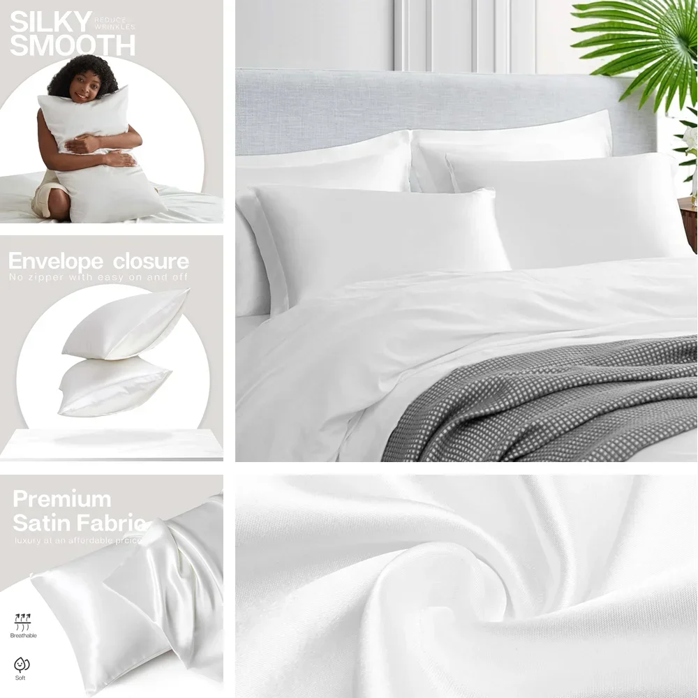 Confezione da 2 federe in raso - Silk Pillowcase Set recensione e prezzo
